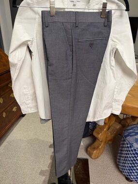 Boy’s Gray Dress Pants - Classic Tailored Fit